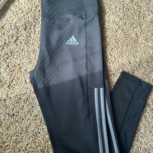 Adidas Womens Charcoal Leggings